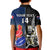 Custom New Zealand And France Rugby Kid Polo Shirt All Black With Les Bleus Together 2023 World Cup - Wonder Print Shop