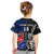 Custom New Zealand And France Rugby Kid T Shirt All Black With Les Bleus Together 2023 World Cup - Wonder Print Shop