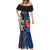 Custom New Zealand And France Rugby Mermaid Dress All Black With Les Bleus Together 2023 World Cup - Wonder Print Shop