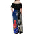 Custom New Zealand And France Rugby Off Shoulder Maxi Dress All Black With Les Bleus Together 2023 World Cup - Wonder Print Shop