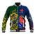 South Africa And France Rugby Baseball Jacket Springboks With Les Bleus Together 2023 World Cup - Wonder Print Shop