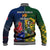 South Africa And France Rugby Baseball Jacket Springboks With Les Bleus Together 2023 World Cup - Wonder Print Shop