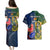 South Africa And France Rugby Couples Matching Puletasi Dress and Hawaiian Shirt Springboks With Les Bleus Together 2023 World Cup - Wonder Print Shop