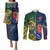 South Africa And France Rugby Couples Matching Puletasi Dress and Long Sleeve Button Shirts Springboks With Les Bleus Together 2023 World Cup - Wonder Print Shop