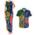 South Africa And France Rugby Couples Matching Tank Maxi Dress and Hawaiian Shirt Springboks With Les Bleus Together 2023 World Cup - Wonder Print Shop