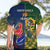 South Africa And France Rugby Hawaiian Shirt Springboks With Les Bleus Together 2023 World Cup - Wonder Print Shop