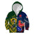 South Africa And France Rugby Kid Hoodie Springboks With Les Bleus Together 2023 World Cup - Wonder Print Shop