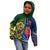 South Africa And France Rugby Kid Hoodie Springboks With Les Bleus Together 2023 World Cup - Wonder Print Shop