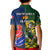 South Africa And France Rugby Kid Polo Shirt Springboks With Les Bleus Together 2023 World Cup - Wonder Print Shop