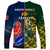 South Africa And France Rugby Long Sleeve Shirt Springboks With Les Bleus Together 2023 World Cup - Wonder Print Shop