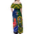 South Africa And France Rugby Off Shoulder Maxi Dress Springboks With Les Bleus Together 2023 World Cup - Wonder Print Shop