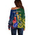 South Africa And France Rugby Off Shoulder Sweater Springboks With Les Bleus Together 2023 World Cup - Wonder Print Shop