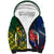 South Africa And France Rugby Sherpa Hoodie Springboks With Les Bleus Together 2023 World Cup - Wonder Print Shop