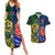 Custom South Africa And France Rugby Couples Matching Summer Maxi Dress and Hawaiian Shirt Springboks With Les Bleus Together 2023 World Cup - Wonder Print Shop