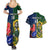 Custom South Africa And France Rugby Couples Matching Summer Maxi Dress and Hawaiian Shirt Springboks With Les Bleus Together 2023 World Cup - Wonder Print Shop