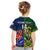 Custom South Africa And France Rugby Kid T Shirt Springboks With Les Bleus Together 2023 World Cup - Wonder Print Shop