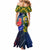 Custom South Africa And France Rugby Mermaid Dress Springboks With Les Bleus Together 2023 World Cup - Wonder Print Shop