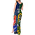 Custom South Africa And France Rugby Tank Maxi Dress Springboks With Les Bleus Together 2023 World Cup - Wonder Print Shop