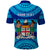 Personalised Fiji Polo Shirt Unique Fijian Tapa Pattern With Coat Of Arms - Wonder Print Shop