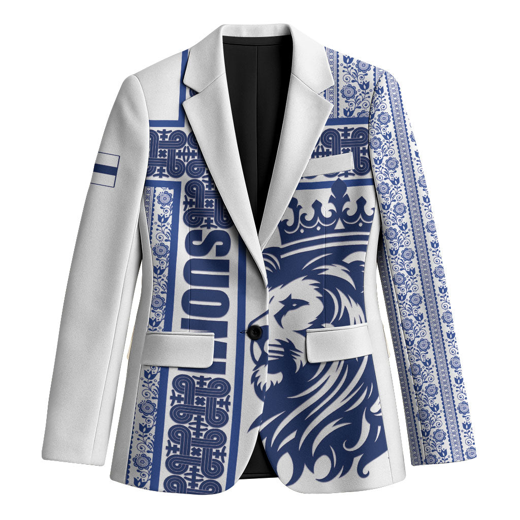 Finland Independence Day Blazer Suomi Lion Hannunvaakuna Knot