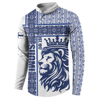 Finland Independence Day Button Sweatshirt Suomi Lion Hannunvaakuna Knot