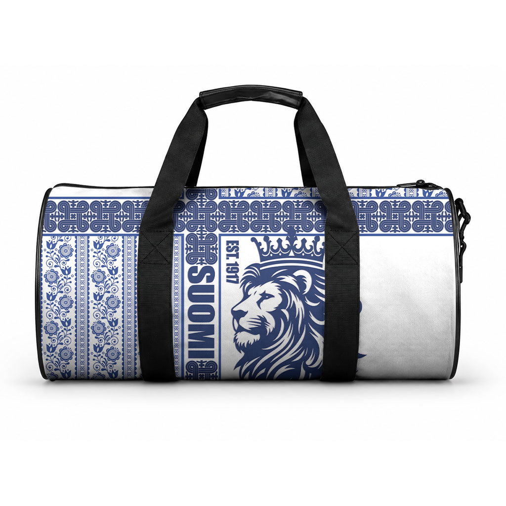 Finland Independence Day Duffle Bag Suomi Lion Hannunvaakuna Knot