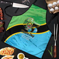 Tanzania Independence Day Apron Happy 65th Anniversary Grunge Flag
