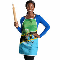Tanzania Independence Day Apron Happy 65th Anniversary Grunge Flag