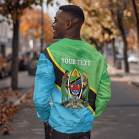 Personalized Tanzania Independence Day Sweatshirt Happy 65th Anniversary Grunge Flag