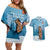 Finland Independence Day Couples Matching Off Shoulder Short Dress and Hawaiian Shirt Suomen Itsenaistyminen Mix Brown Bear - Wonder Print Shop