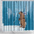 Finland Independence Day Shower Curtain Suomen Itsenaistyminen Mix Brown Bear