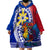 Personalised Philippines Wearable Blanket Hoodie Filipino Sarimanok With Polynesian Tattoo - Wonder Print Shop