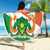 Niger Republic Day Beach Blanket Coat Of Arms With Dama Gazelle - Wonder Print Shop