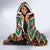 Personalized Niger Hooded Blanket Leopard Ankara African Pattern