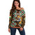 Personalized Niger Off Shoulder Sweater Leopard Ankara African Pattern - Wonder Print Shop