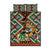 Personalized Niger Quilt Bed Set Leopard Ankara African Pattern - Wonder Print Shop