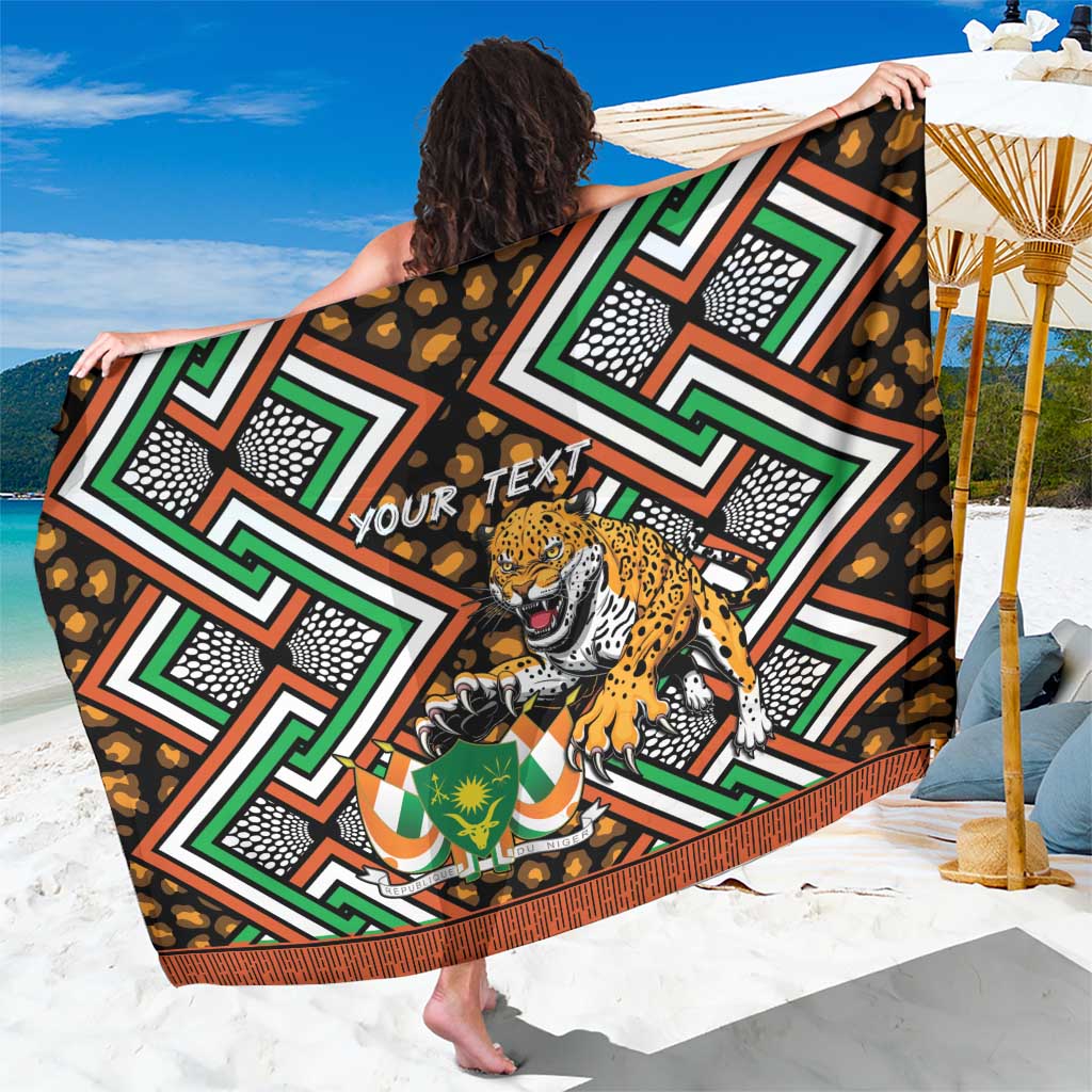 Personalized Niger Sarong Leopard Ankara African Pattern