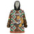 Personalized Niger Wearable Blanket Hoodie Leopard Ankara African Pattern