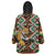 Personalized Niger Wearable Blanket Hoodie Leopard Ankara African Pattern