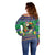 Brazil Christmas Off Shoulder Sweater Toco Toucan Feliz Natal - Wonder Print Shop