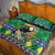 Brazil Christmas Quilt Bed Set Toco Toucan Feliz Natal - Wonder Print Shop