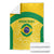 Custom Brazil Football Blanket Vamos Selecao - Yellow