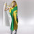 Custom Brazil Football Hooded Blanket Vamos Selecao - Yellow