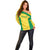 Custom Brazil Football Off Shoulder Sweater Vamos Selecao - Yellow - Wonder Print Shop