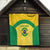 Custom Brazil Football Quilt Vamos Selecao - Yellow - Wonder Print Shop