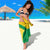 Custom Brazil Football Sarong Vamos Selecao - Yellow