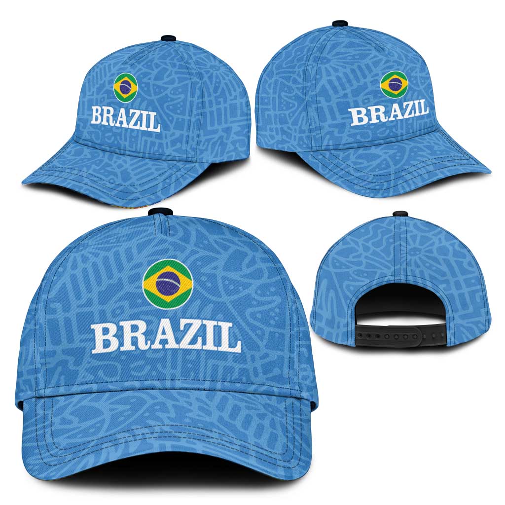 Brazil Football Classic Cap Vamos Selecao - Blue