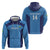 Custom Brazil Football Hoodie Vamos Selecao - Blue - Wonder Print Shop