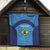 Custom Brazil Football Quilt Vamos Selecao - Blue - Wonder Print Shop