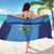 Custom Brazil Football Sarong Vamos Selecao - Blue